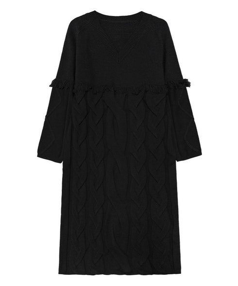 Cross Sweater Dress
